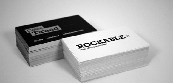 Rockable Press Business Cards
